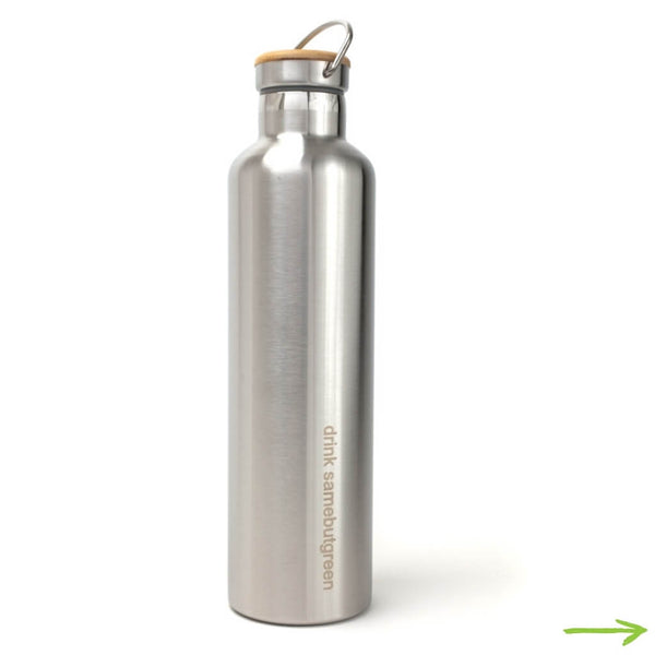 Thermosflasche aus Edelstahl - 0,5 oder 1 Liter - Hält 12 Std