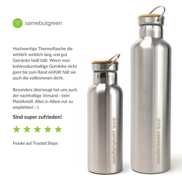 Thermo Edelstahl Trinkflasche